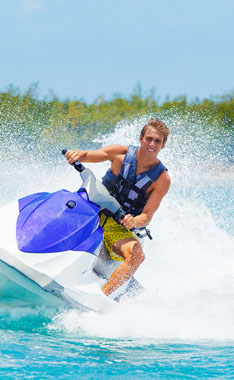 person on jetski